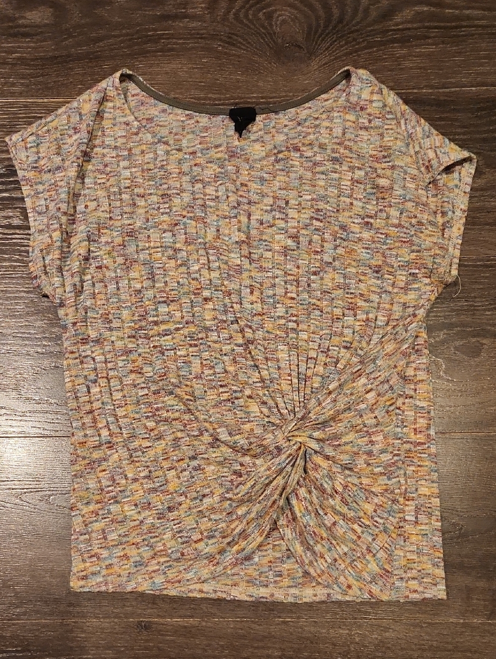 ❤ ANTHROPOLOGIE W5 SOFT KNIT TWIST TOP, LARGE - Picture 6 of 9